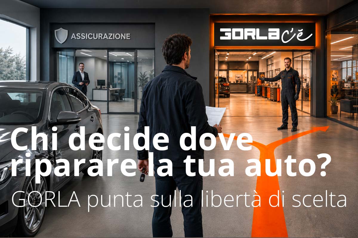 Scelta tra la carrozzeria proposta dall’assicurazione e Gorla Scelta tra la carrozzeria proposta dall’assicurazione e Gorla